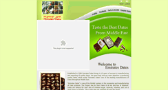 Desktop Screenshot of emiratesdates.com