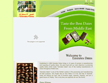 Tablet Screenshot of emiratesdates.com